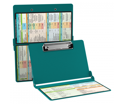 WhiteCoat Clipboard® - Teal Ovarian/Adnexal Sonography Edition